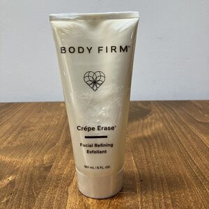 Body Firm CREPE ERASE Facial Refining Exfoliant NEW SEALED 6 oz/180 ml NEW